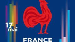 Cartel de France Rugby con motivo del D&iacute;a Internacional contra la LGTBIfobia.