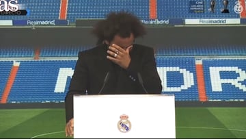Entre lágrimas, Marcelo se despide del Real Madrid