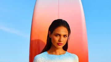 Eiza Gonzalez Louis Vuitton On Beach Fragrance Campaign