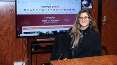 Gisela Pulido posa en una entrevista para Europa Press.