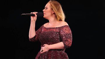 Adele present&aacute;ndose en Etihad Stadium, Australia. Marzo 18, 2017. 