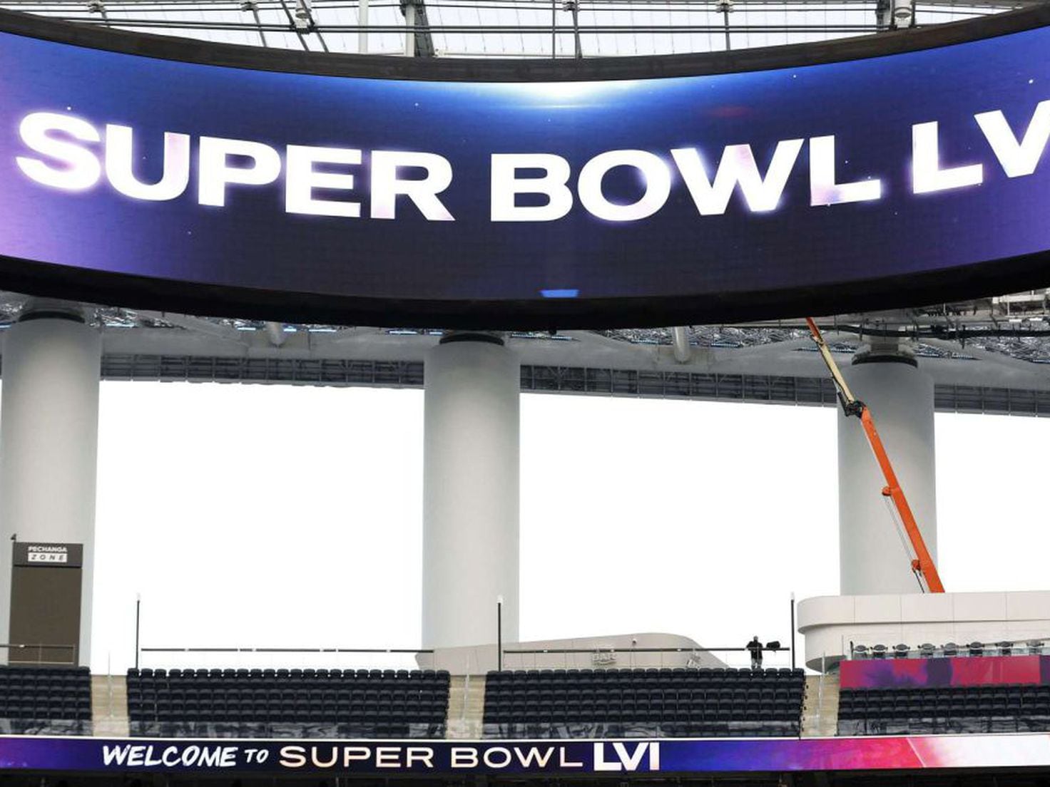 SoFi Stadium Getting Ready For Its Super Bowl Close-up