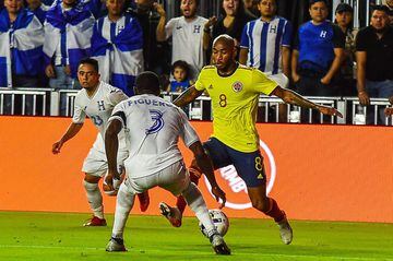 La Selección Colombia venció 2-1 a Honduras en amistoso disputado en Fort Lauderdale con goles de Juan Fernando Quintero y Andrés Colorado. Kervin Arriaga anotó para el equipo del Bolillo Gómez.
