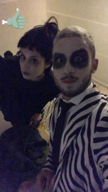 Alexis y Valdivia se lucen con disfraces de Halloween