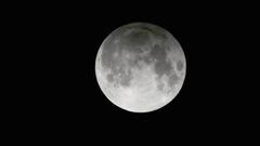 Eclipse lunar penumbral. Im&aacute;gen: YouTube 