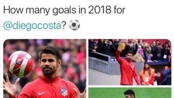 The Uefa tweet about Diego Costa that was quickly deleted