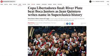 "Final de la Copa Libertadores: River Plate venció a Boca Juniors mientras Juan Quintero escribe su nombre en la historia del Superclásico"