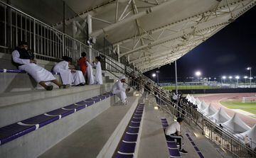 Spectators at the New York University Abu Dhabi stadium.