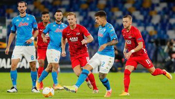 Napoli pierde contra AZ Alkmaar (0-1): Resumen y gol del partido