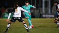 Valverde on the ball for Real Madrid v  Unionistas in the Copa del Rey