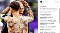 Sergio Ramos colgó una foto en Instagram para agradecer la Champions a Zinedine Zidane.