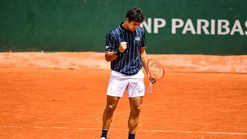 Cristian GARIN of Chili during the day seven of Roland Garros on May 24, 2022 in Paris, France. (Photo by Baptiste Fernandez/Icon Sport via Getty Images)