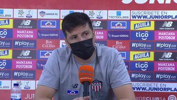 Sebastián Viera, molesto: "Junior no tiene un súper equipo"