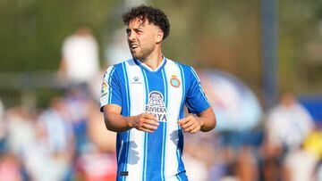 Keidi Bare of RCD Espanyol  during the friendly match between RCD Espanyol and Montpellier Herault Sport Club played at Ciutat Deportiva Dani Jarque on July 16, 2022 in Barcelona, Spain. (Photo by Bagu Blanco / Pressinphoto / Icon Sport)