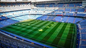 Illustration, general view of the empty Santiago Bernabeu stadium on March 03, 2020, in Madrid, Spain.
 
   (Foto de ARCHIVO)
 
 17/01/2020 ONLY FOR USE IN SPAIN