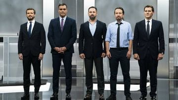 Debate electoral entre Sánchez, Casado, Iglesias, Abascal y Rivera: así lo vivimos