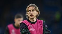 Modric was due to face Osasuna in the Copa del Rey final on 6 May and City in the Champions League three days later.
