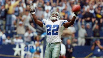 Emmitt Smith is the only running back to ever win a Super Bowl championship, NFL MVP, NFL rushing crown, and Super Bowl MVP in the same season (1993).