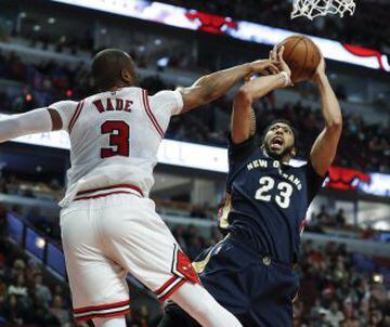 ANTHONY DAVIS (New Orleans Pelicans). 23 años. Promedios 2016-17 :28,6 puntos, 12 rebotes y 2,4 tapones.

