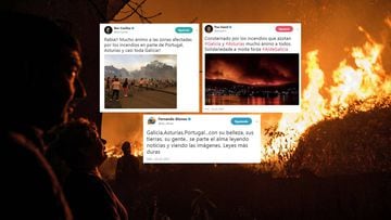 Tweet de Casillas, Gasol y Alonso de apoyo a los incendios de Galicia y Asturias.