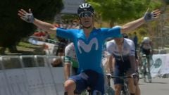 Gonzalo Serrano celebra su segunda victoria en la Vuelta a Andaluc&iacute;a.