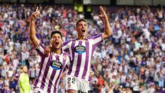 Valladolid. 1/10/2023.  8 jornada Liga HIPERMOTION Real Valladolid - Burgos CF. 
Gol de V. Meseguer
Photogenic/Miguel Ángel Santos