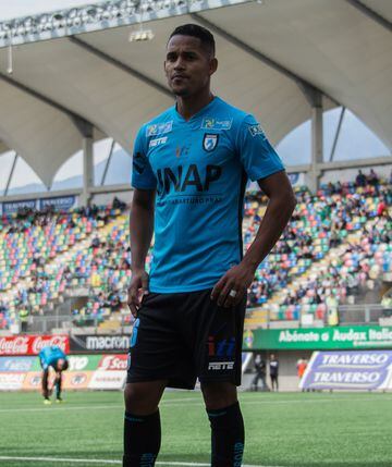 El potente delantero venezolano regresó en 2021 a Deportes Iquique. Entre 2018 y 2019 anotó 19 goles por los Dragones Celestes.
