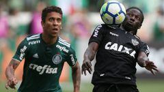Yimmi Char&aacute; marca su primer gol con el Atl&eacute;tico Mineiro, lo hizo en el torneo Brasileirao en la derrota de su equipo ante el Palmeiras tres goles por dos