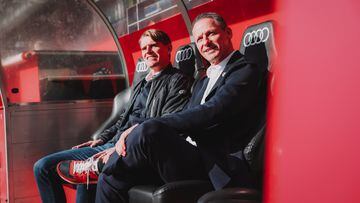 Christoph Freund y Stephan Reiter, director deportivo y CEO del RB Salzburgo.