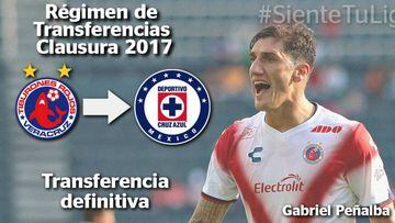 OFICIAL | Gabriel Pe&ntilde;alba ya es nuevo jugador del Cruz Azul