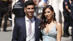 Marco Asensio presenta en sociedad a su nueva novia en la boda de Sergio Ramos
