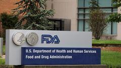 FILE PHOTO: Signage is seen outside of the Food and Drug Administration (FDA) headquarters in White Oak, Maryland, U.S., August 29, 2020. REUTERS/Andrew Kelly/File Photo
