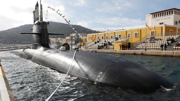 Vista del submarino 'Isaac Peral' S-81, en la Flotilla de Submarinos del Arsenal de Cartagena, a 30 de noviembre de 2023, en Cartagena, Región de Murcia (España). La Armada recibe hoy el submarino S-81 Isaac Peral por parte de Navantia en Cartagena (Murcia). El sumergible, que se construye en las instalaciones de Navantia en Cartagena, iba a ser entregado en el primer semestre de 2023, pero finalmente se retrasó. El programa de submarinos convencionales oceánicos S-80 de última generación supone para la Armada española situarse entre las mejor dotadas del mundo en cuanto al arma submarina, y para Navantia colocarse entre los diez países capaces de diseñar y construir submarinos convencionales en todo el mundo.
30 NOVIEMBRE 2023;CARTAGENA;MURCIA;ARMADA;ROBLES;S81 ISAAC PERAL
Edu Botella / Europa Press
30/11/2023