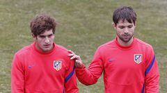 Koke y Diego en el Atlético.