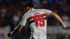El paso fugaz de James por Brasil