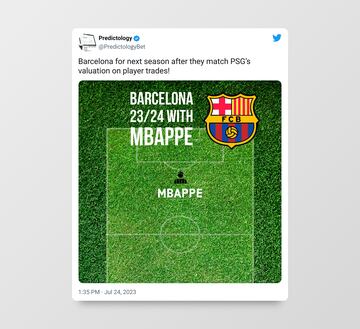 Aluvión de memes tras la relación Mbappé - Barça