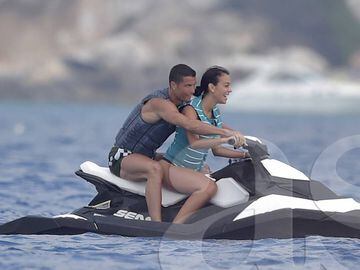 Cristiano Ronaldo and Georgina Rodriguez on holidays in Formentera, on Saturday 8h July, 2017.