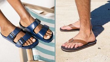 Sandalias de goma discount crocs