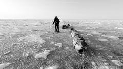 Borge Ousland en su última expedición al Círculo Polar Ártico.