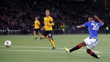 Alfredo Morelos anota su noveno gol en Europa League ante Young Boys