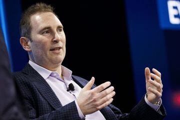 Andy Jassy, chief executive officer of web services at Amazon, speaks during the WSJD Live Global Technology Conference. 