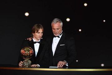 Real Madrid's Luka Modric wins the 2018 Ballon d'Or award