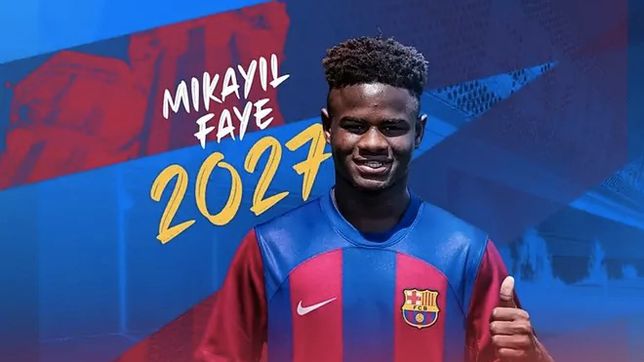 Oficial: Faye, nuevo jugador del Barça con una cláusula de 400M€