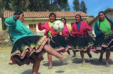 En los Andes también se juega al fútbol.