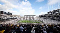 We take a look at the five largest stadiums in NCAA college football - all of which have space for over 100,000 spectators.