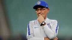 El entrenador italiano del Chelsea, Maurizio Sarri.