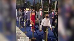 El vídeo de Georgina que eclipsa a Cristiano entrando a la ceremonia de los 'Globe Soccer'