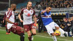 Sampdoria y Torino firmaron tablas (1-1).