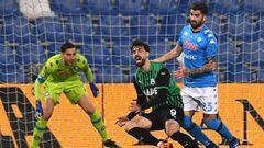 Napoli empat&oacute; 3-3 con Sassuolo por Serie A.