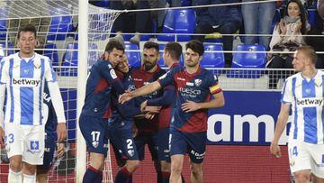 Huesca 2- Legan&eacute;s 1: goles, resumen y resultado del partido